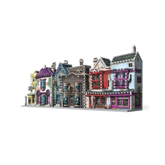 Harry Potter - Kviddics a javából és Slug & Jiggers patika 305 darabos Wrebbit 3D puzzle Harry Potter - Kviddics a javából és Slug & Jiggers patika 305 darabos Wrebbit 3D puzzle