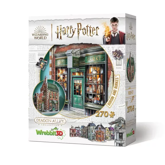 Harry Potter - Borgin és Burkes Wrebbit 260 darabos 3D puzzle