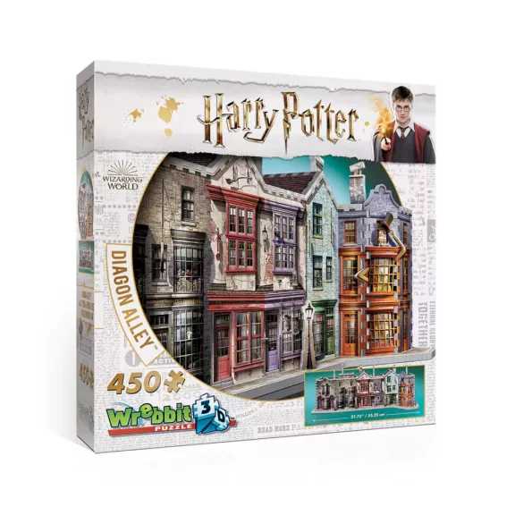 Harry Potter - Abszol út 450 darabos Wrebbit 3D puzzle Harry Potter - Abszol út 450 darabos Wrebbit 3D puzzle