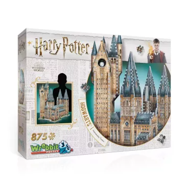   Harry Potter - Roxfort csillagvizsgáló torony 875 darabos Wrebbit 3D puzzle
