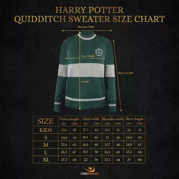 Harry Potter Mardekár Kviddics Pulóver XS Harry Potter Mardekár Kviddics Pulóver XS