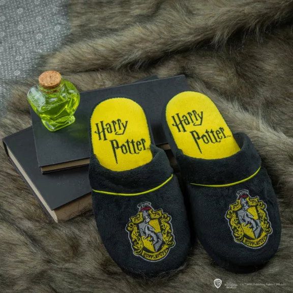 Hugrabug Papucs / Harry Potter Plüssös Otthoni Mamusz M/L Hugrabug Papucs / Harry Potter Plüssös Otthoni Mamusz M/L