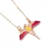 Harry Potter – Fawkes Főnix Rose Gold Nyaklánc