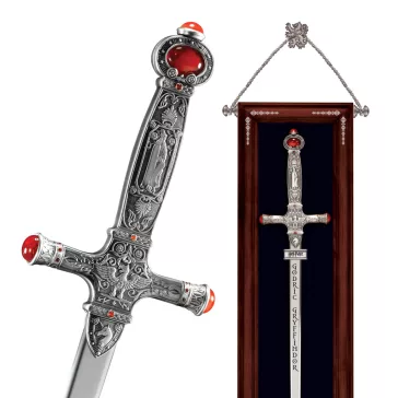   Harry Potter – Griffendél Godrik kard replika falitartóval (86 cm)