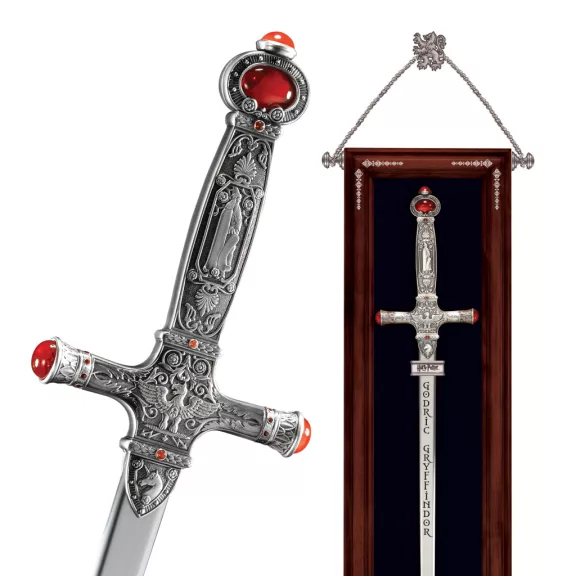 Harry Potter – Griffendél Godrik kard replika falitartóval (86 cm) Harry Potter – Griffendél Godrik kard replika falitartóval (86 cm)